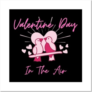 vaentine day in the air Posters and Art